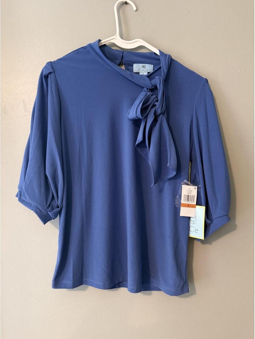 CeCe Women's Blue Blouse Size S
